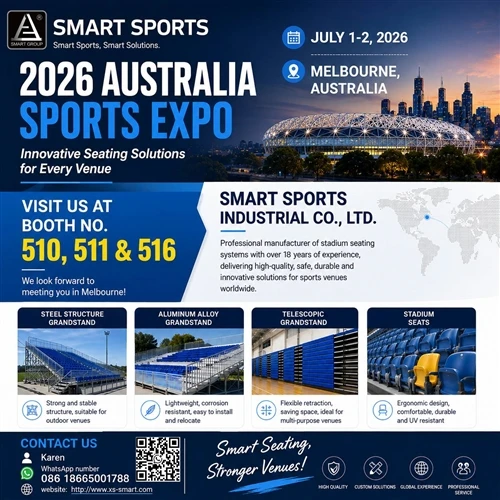 Guangzhou Smart Sports va prezenta soluții inovatoare de scaune la Australian Sports Show 2026